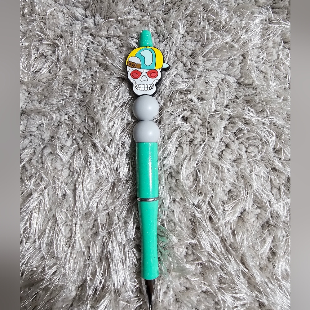 Skull Beaded pen